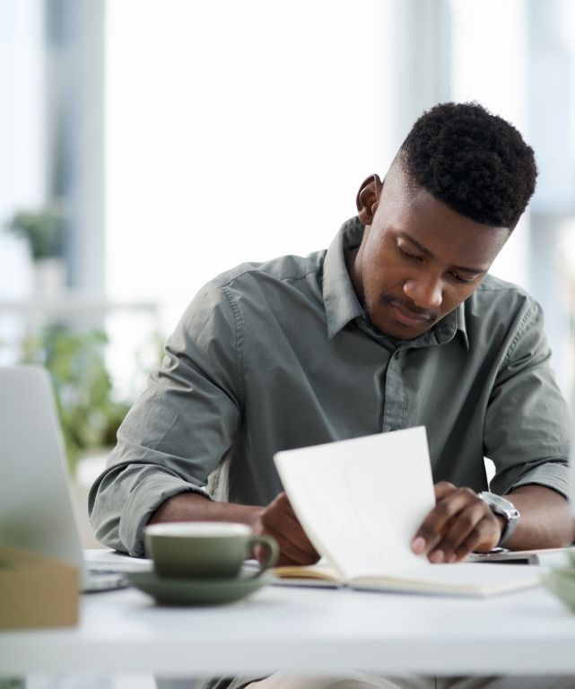 Business professional working